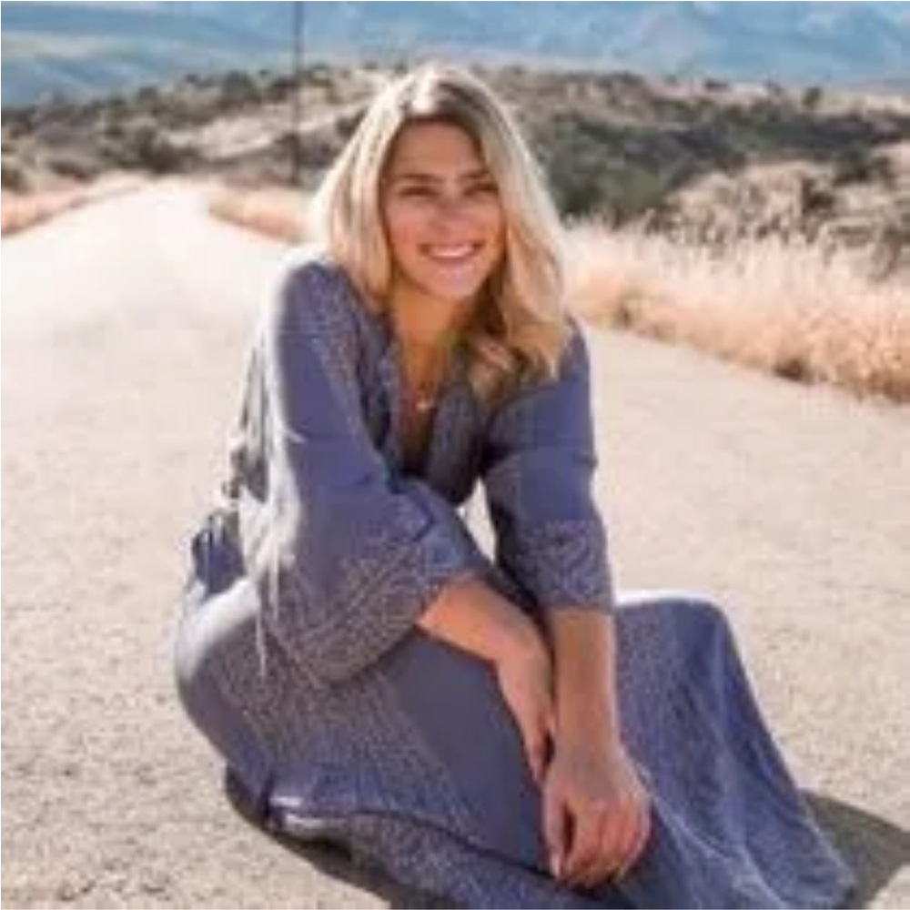 Free People Women’s Blue Modern Kimono Maxi Dress - Picture 2 of 7